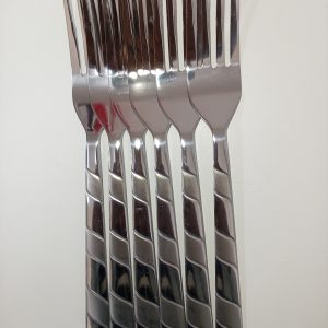 6pc Stainless Steel Forks